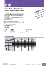 Omron D5B - Manual предпросмотр