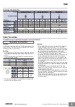 Preview for 4 page of Omron D5B - Manual