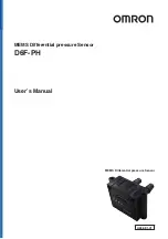 Omron D6F-PH User Manual предпросмотр