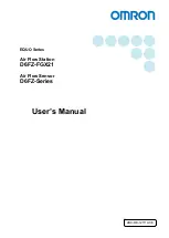 Preview for 1 page of Omron D6FZ-FGS1000 User Manual