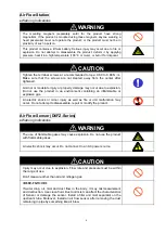 Preview for 6 page of Omron D6FZ-FGS1000 User Manual