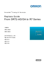 Omron DeviceNet DRT2-AD04 Manual preview