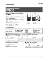 Preview for 1 page of Omron DeviceNet WD30 Datasheet