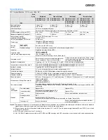 Preview for 6 page of Omron E2A - Datasheet