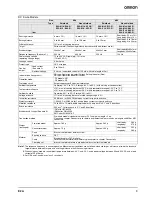 Предварительный просмотр 9 страницы Omron E2A - Datasheet