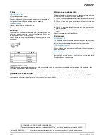 Preview for 20 page of Omron E2A - Datasheet