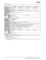 Preview for 2 page of Omron E2E-X10MY1 Datasheet