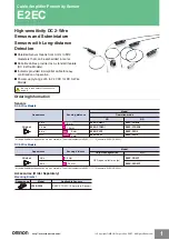 Omron E2EC - Technical Manual предпросмотр