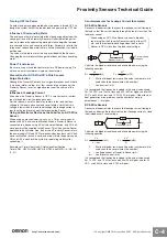 Предварительный просмотр 12 страницы Omron E2EC - Technical Manual