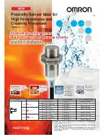 Preview for 1 page of Omron E2EH-X Series Datasheet