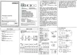 Предварительный просмотр 1 страницы Omron E2EZ-X D Instruction Sheet