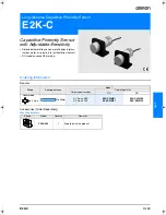 Preview for 1 page of Omron E2K-C Datasheet