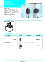 Предварительный просмотр 3 страницы Omron E2K-L Quick Start Manual