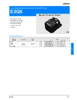 Omron E2Q5 Datasheet предпросмотр