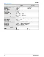 Предварительный просмотр 2 страницы Omron E2Q5 Datasheet