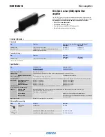 Предварительный просмотр 20 страницы Omron E32 - Datasheet