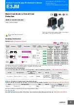 Предварительный просмотр 5 страницы Omron E3C-LD11 Manual