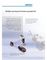 Предварительный просмотр 2 страницы Omron E3F Brochure