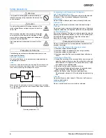 Preview for 6 page of Omron E3F2-240VAC Datasheet