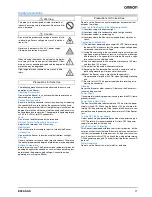 Предварительный просмотр 11 страницы Omron E3F2-7B4-M1-S Datasheet