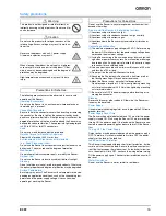 Preview for 15 page of Omron E3F2 - Datasheet