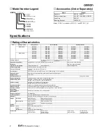 Предварительный просмотр 2 страницы Omron E3F3 Datasheet