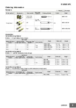 Preview for 3 page of Omron E3FS Series Manual