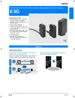 Preview for 1 page of Omron E3G - Datasheet