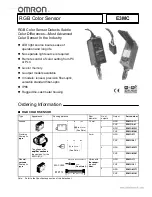 Preview for 1 page of Omron E3MC - Manual
