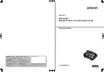 Preview for 1 page of Omron E3NC Operation Manual