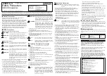 Preview for 2 page of Omron E3NW-DS Manual