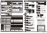 Preview for 2 page of Omron E3NX-FA21 Instruction Sheet