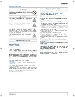 Предварительный просмотр 5 страницы Omron E3U-GS-S Datasheet