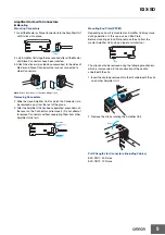 Preview for 9 page of Omron E3X-CN11 Manual