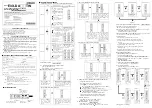 Предварительный просмотр 3 страницы Omron E3X-DA11TW Instruction Sheet