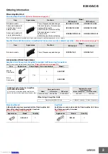 Предварительный просмотр 2 страницы Omron E3X-DAC-S Series Manual