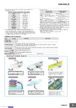 Preview for 4 page of Omron E3X-DAC-S Series Manual