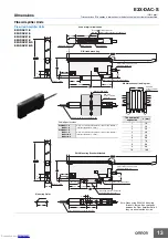 Preview for 13 page of Omron E3X-DAC-S Series Manual