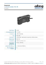 Preview for 1 page of Omron E3X-HD0 Manual