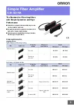 Предварительный просмотр 5 страницы Omron E3X-MDA Series Manual