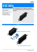 Omron E3X-MDA11 Installation Instructions Manual preview