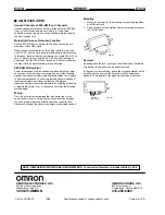 Preview for 14 page of Omron E3X-N Manual