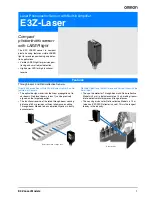Preview for 1 page of Omron E3Z-LASER Datasheet