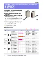 Предварительный просмотр 4 страницы Omron E3ZM-C - Datasheet