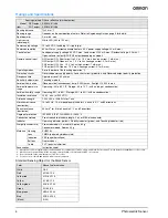 Preview for 4 page of Omron E3ZM-V series Datasheet