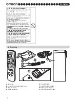 Предварительный просмотр 4 страницы Omron E4 HV-F128-E Instruction Manual