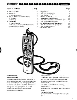 Preview for 2 page of Omron E4 Tens Instruction Manual