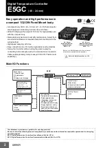 Предварительный просмотр 2 страницы Omron E5 C Series Manual