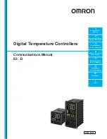 Preview for 1 page of Omron E5 D Series Communications Manual