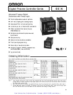 Предварительный просмотр 2 страницы Omron E5 K Series Manual